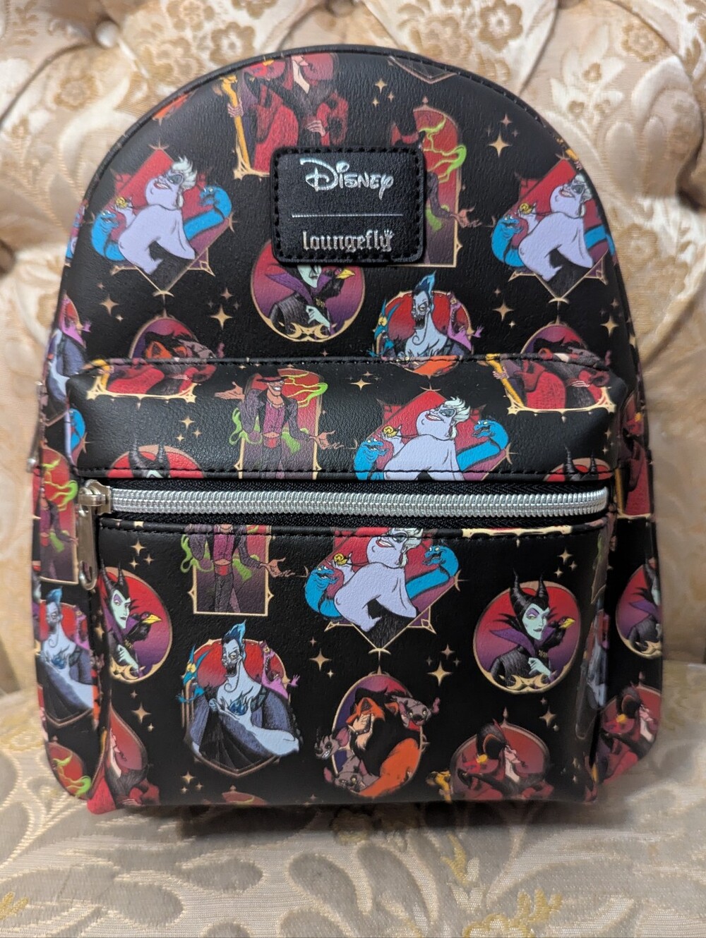 Disney Villains Portraits and Stars Loungefly Backpack - Picture 5 of 7
